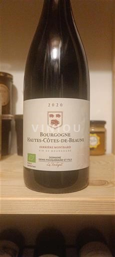 Bourgogne Hautes Côtes de Beaune Domaine Denis Fouquerand Et Fils Derrière Montbard 2020