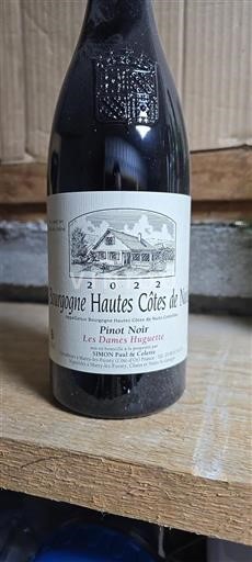 Bourgogne Ospecificerad Grand Cru Simon Paul & Colette Les Dames Huguette 2022