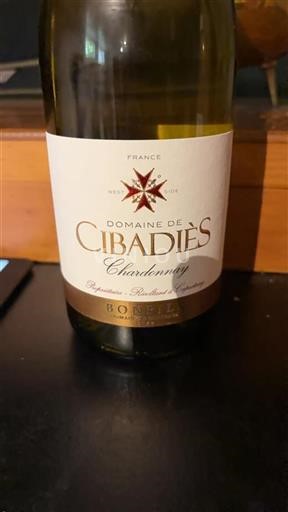 Languedoc và Roussillon Vùng đất Oc Domaine Cibadiès Chardonnay Không niên vụ