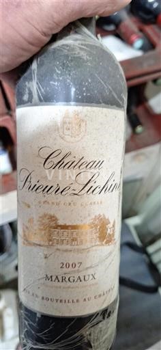 Bordeaux Margaux Grand Cru Classé Château Prieurélichine 2007