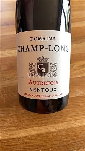 Valle del Ródano Ventoux Domaine Champlong Autrefois 2021