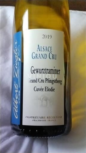 Alsace Not Specified Grand Cru Albert Ziegler Elodie 2019