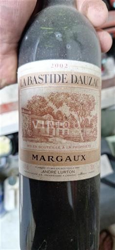 Bordéus Margaux La Bastide Dauzac 2002