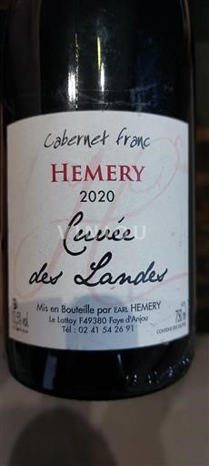 Vale do Loire Anjou Hemery des Landes 2020