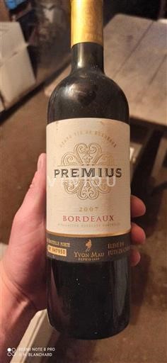 Bordeaux Yvon Mau Premius 2007