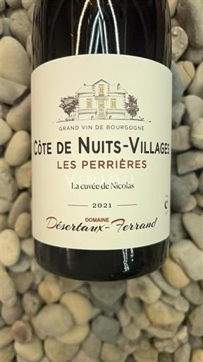 Borgogna Côte de Nuits Villages Desertaux Ferrand 2021