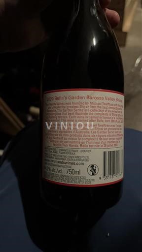South Australia Barossa Valley Two Hands Wines Bella's Garden 2020
