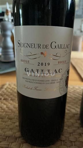Southwest Gaillac Vignobles Gayrel Seigneur de Gaillac 2019