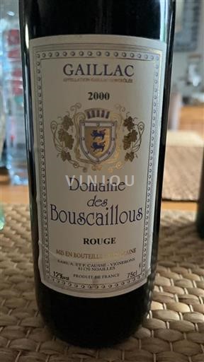Southwest Gaillac Domaine Des Bouscaillous 2000