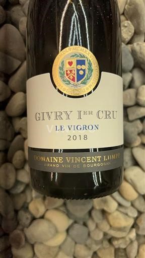 Bourgogne Givry Premier Cru Domaine Michel Lumpp Le Vigron 2018