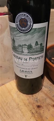 Burdeos Graves Grand Cru Château Portets Ambassadeur de Graves 2020