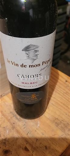 Vin Rouge sec Le Vin de mon Pépé Château Laur Non millésimé France Sud-Ouest Cahors AOC