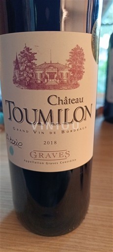 Bordeaux Graves Château Toumilon 2018
