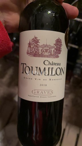 Bordeaux Graves Château Toumilon 2018