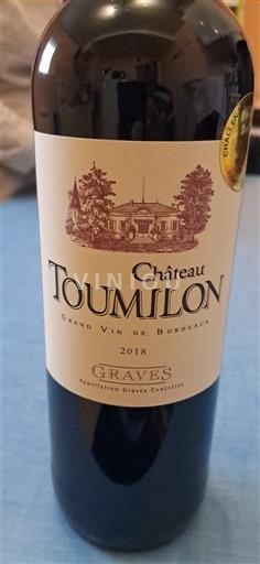 Bordeaux Graves Château Toumilon 2018