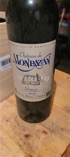 Bordeaux Graves Château Monbazan 2019