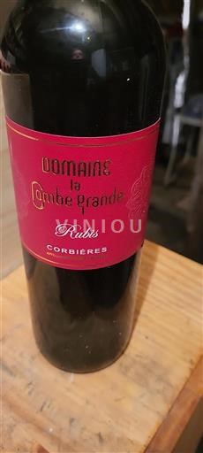 Languedoc Corbières Domaine La Combe Grande Rubis Sin añada