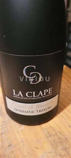 Vin Rouge sec Cœur de Granit Domaine Trialbe Non millésimé France Languedoc La Clape AOC