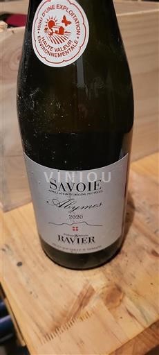 Savoie och Bugey Apremont Domaine Ravat Apremont 2020