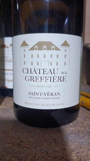Burgundy Saint-Véran Grand Cru Château La Greffière 2023