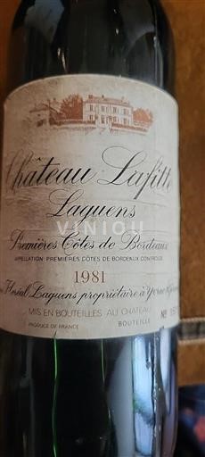 Burdeos Primeras Colinas de Burdeos Château Lafitte Laguens 1981