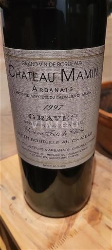 Bordéus Graves Château Mamin 1997
