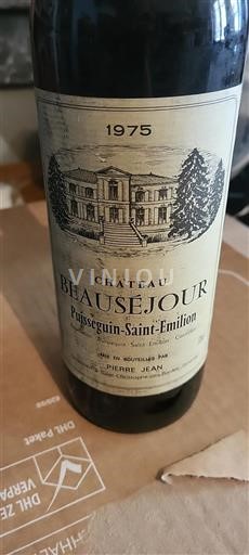 Burdeos Puisseguin-saint-émilion Château Beauséjour 1975
