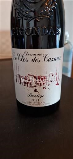 Rhône Valley Gigondas Le Clos Des Cazaux Prestige 2021