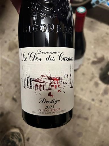 Rhônedalen Gigondas Le Clos Des Cazaux Prestige 2021