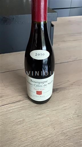 Borgonha Hautes Côtes de Nuits Cédric Bissey Pinot Noir 2010