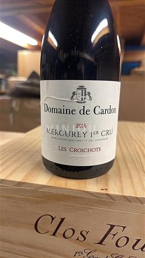 Burgundija Mercurey Premier Cru Domaine Cardon Les Croichots 2016