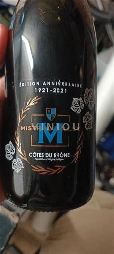 Vallée du Rhône Côtes-du-rhône Mistral Valley 2020