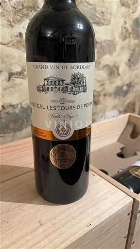 Burdeos Blaye-Côtes de Burdeos Château Les Tours De Peyrat Vielles Vignes 2021