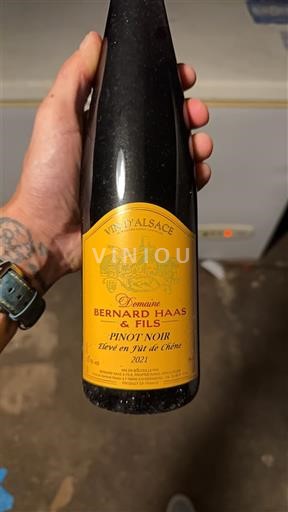 Alsacia Domaine Bernard Haas & Fils Pinot Noir Élevé en Fût de Chêne 2021