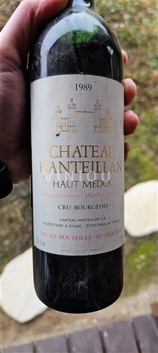 Бордо Го-Медок Cru Bourgeois Château Hanteillan 1989