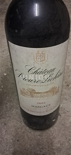 Bordeaux Margaux Grand Cru Château Prieurélichine 2006