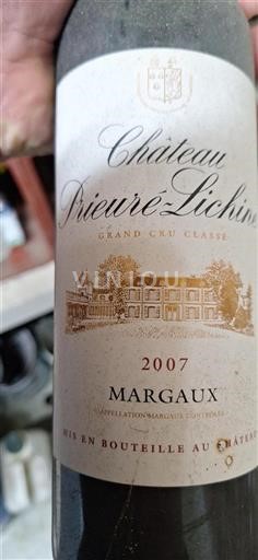 Bordeaux Margaux Grand Cru Château Prieurélichine 2007