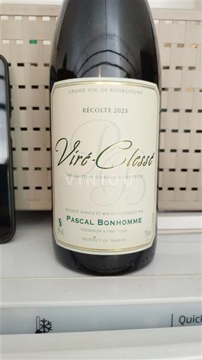 Bourgogne Viré-clessé Pascal Bonhomme 2023