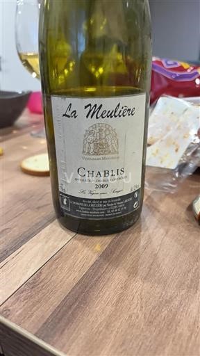 Borgogna Chablis Domaine La Meulière La Vigne aux Songes 2009