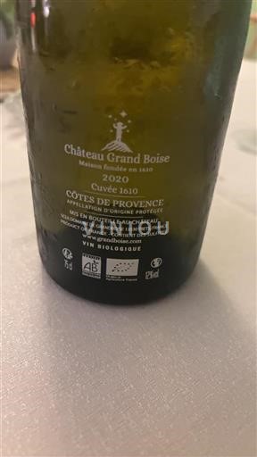 Provence Côtes de Provence Château Grand Boise 1610 2020