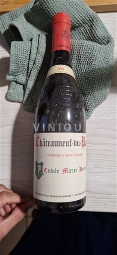 Vin Rouge sec Cuvée Marie Beurrier Henri Bonneau & Fils 2014 France Vallée du Rhône Châteauneuf-du-pape AOC