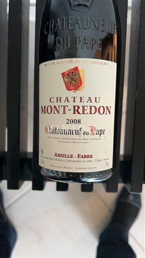 Thung lũng Rhône Châteauneuf-du-pape Château Montredon 2008