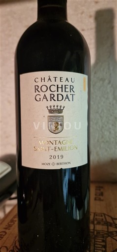 Bordéus Montagne-saint-émilion Château Rocher Gardat 2019