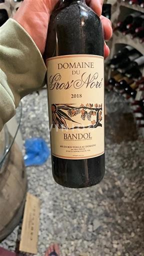 Vin Rouge sec Domaine Gros'Noré 2018 France Provence Bandol AOC