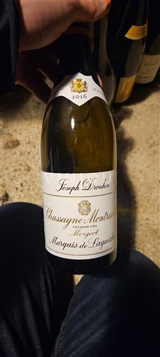 Burgundy Chassagne-Montrachet Joseph Drouhin Marquis de laguiche 2016