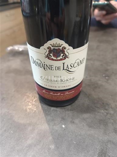Vale do Ródano Côtes-do-Ródano Domaine Lascamp Le Sieur d'Ornac 2022