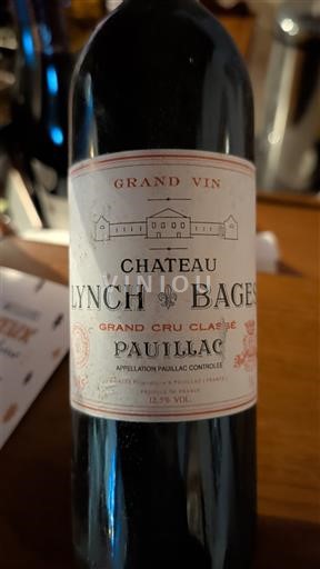 Bordeaux Pauillac Grand Cru Classé Lynchbages 1985