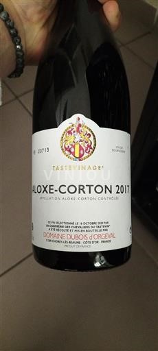 Burgundy Aloxe-Corton Domaine Dubois Orgeval 2017