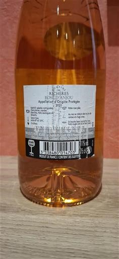 Loiredalen Rosé d'Anjou Domaine Des Richères 2021