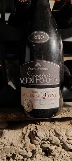 Valle del Ródano Côtes del Ródano Cellier Des Dauphins Signature 2016